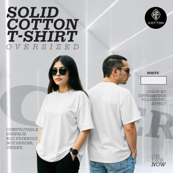 Oversized White T-shirt - Image 2