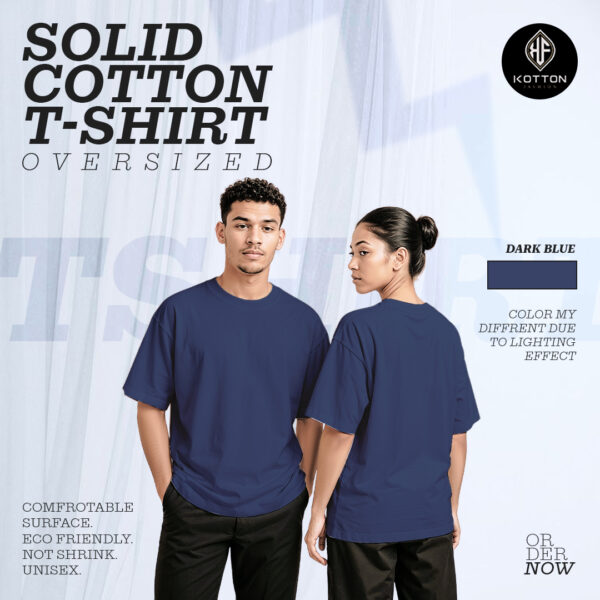 Oversized Dark Blue - Image 2