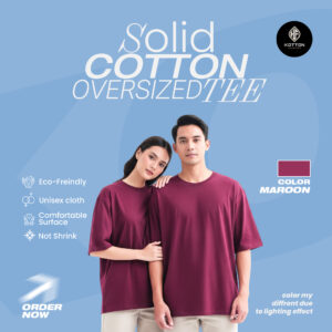Oversized Maroon T-shirt